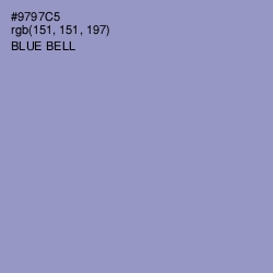 #9797C5 - Blue Bell Color Image